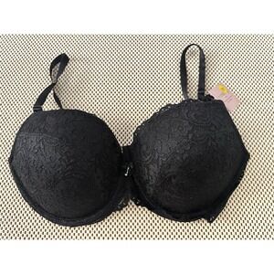 Elegant Black Lace Bra